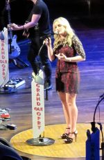 JAMIE LYNN SPEARS Performs at Grand Ole Opry in Nashville 03/15/2016