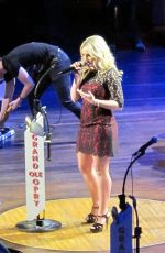 JAMIE LYNN SPEARS Performs at Grand Ole Opry in Nashville 03/15/2016