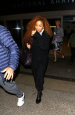 JANET JACKSON at LAX Airport in Los Angeles 03/09/2016