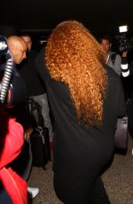 JANET JACKSON at LAX Airport in Los Angeles 03/09/2016