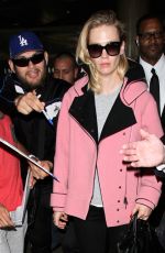 JANUARY JONES at Los Angeles International Airport 03/09/2016