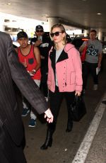 JANUARY JONES at Los Angeles International Airport 03/09/2016