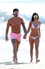 JASMIN WALIA in Bbikini at a Beach in Santa Monica 03/15/2016
