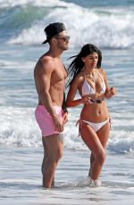 JASMIN WALIA in Bbikini at a Beach in Santa Monica 03/15/2016