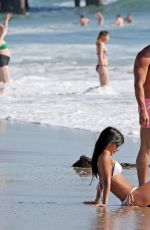JASMIN WALIA in Bbikini at a Beach in Santa Monica 03/15/2016