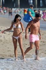 JASMIN WALIA in Bbikini at a Beach in Santa Monica 03/15/2016