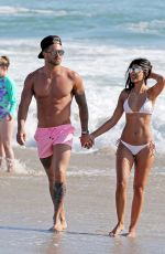 JASMIN WALIA in Bbikini at a Beach in Santa Monica 03/15/2016