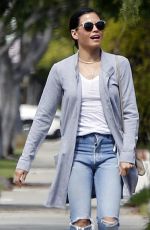JENNA DEWAN in Ripped Jeans Out in Los Angeles 03/11/2016
