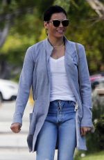 JENNA DEWAN in Ripped Jeans Out in Los Angeles 03/11/2016