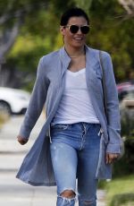 JENNA DEWAN in Ripped Jeans Out in Los Angeles 03/11/2016