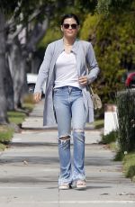 JENNA DEWAN in Ripped Jeans Out in Los Angeles 03/11/2016