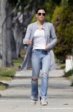 JENNA DEWAN in Ripped Jeans Out in Los Angeles 03/11/2016