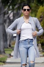 JENNA DEWAN in Ripped Jeans Out in Los Angeles 03/11/2016