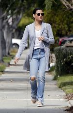 JENNA DEWAN in Ripped Jeans Out in Los Angeles 03/11/2016