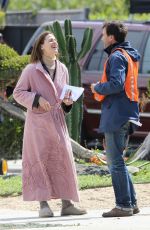 JENNFER GARNER on the Set of 