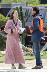 JENNFER GARNER on the Set of 
