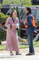 JENNFER GARNER on the Set of 