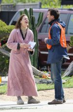 JENNFER GARNER on the Set of 