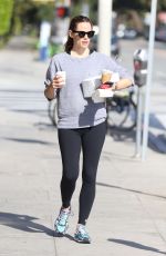JENNIFER GARNER in Tight Out in Los Angeles 03/26/2016