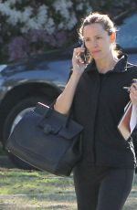 JENNIFER GARNER in Tights Out in Brentwood 03/22/2015