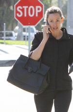 JENNIFER GARNER in Tights Out in Brentwood 03/22/2015