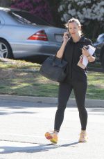 JENNIFER GARNER in Tights Out in Brentwood 03/22/2015