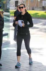 JENNIFER GARNER Leaves a Gym in Los Angeles 03/29/2016