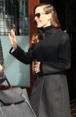 JENNIFER GARNER Leaves Her Hotel in New York 03/16/2016