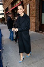 JENNIFER GARNER Leaves Her Hotel in New York 03/17/2016