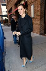 JENNIFER GARNER Leaves Her Hotel in New York 03/17/2016
