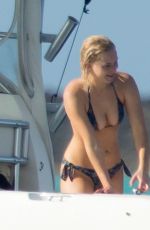 JENNIFER LAWRENCE in Bikini on the Boat in Caribbean 03/04/2016