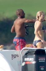 JENNIFER LAWRENCE in Bikini on the Boat in Caribbean 03/04/2016