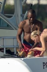 JENNIFER LAWRENCE in Bikini on the Boat in Caribbean 03/04/2016