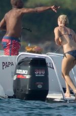 JENNIFER LAWRENCE in Bikini on the Boat in Caribbean 03/04/2016