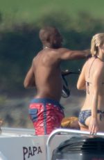JENNIFER LAWRENCE in Bikini on the Boat in Caribbean 03/04/2016