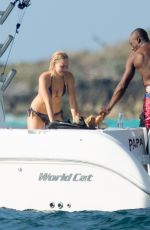 JENNIFER LAWRENCE in Bikini on the Boat in Caribbean 03/04/2016