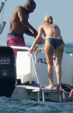 JENNIFER LAWRENCE in Bikini ona Boat in Bahamas 03/04/2016