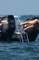 JENNIFER LAWRENCE in Bikini ona Boat in Bahamas 03/04/2016