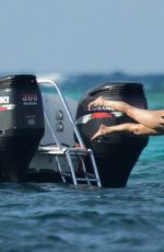 JENNIFER LAWRENCE in Bikini ona Boat in Bahamas 03/04/2016