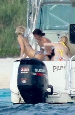 JENNIFER LAWRENCE in Bikini ona Boat in Bahamas 03/04/2016