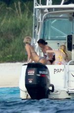 JENNIFER LAWRENCE in Bikini ona Boat in Bahamas 03/04/2016