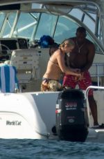 JENNIFER LAWRENCE in Bikini ona Boat in Bahamas 03/04/2016