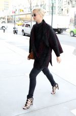 JENNIFER LAWRENCE Leaves and Arrives at Her Hotel in New York 03/23/2016