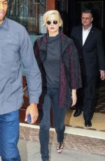 JENNIFER LAWRENCE Leaves and Arrives at Her Hotel in New York 03/23/2016