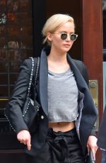 JENNIFER LAWRENCE Leaves Her Hotel in New York 03/26/2016