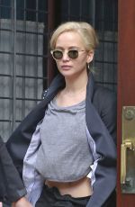 JENNIFER LAWRENCE Leaves Her Hotel in New York 03/26/2016