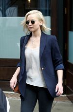JENNIFER LAWRENCE Out and About in New York 03/25/2016