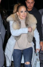 JENNIFER LOPEZ Arrives at Watch What Happens Live in New York 03/01/2016