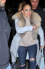JENNIFER LOPEZ Arrives at Watch What Happens Live in New York 03/01/2016