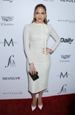 JENNIFER LOPEZ at Daily Front Row’s Fashion Los Angeles Awards in West Hollywood 03/20/2016